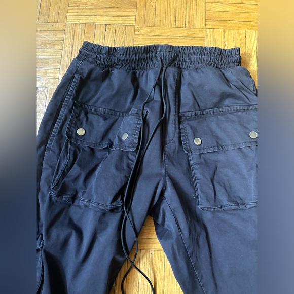 Zara x Rhuigi Snap Cargo Pant Size Medium Black Rhu Rhude Pants - Picture 2 of 6